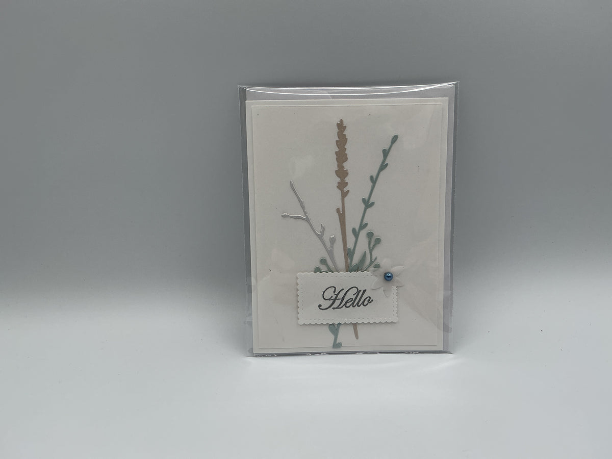 Hello blank card