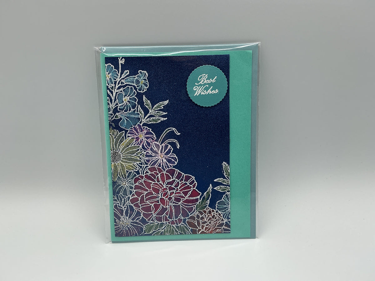Corner Garden blank card
