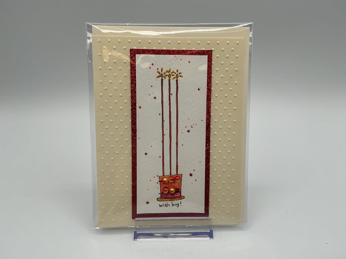 Wish Big original blank card