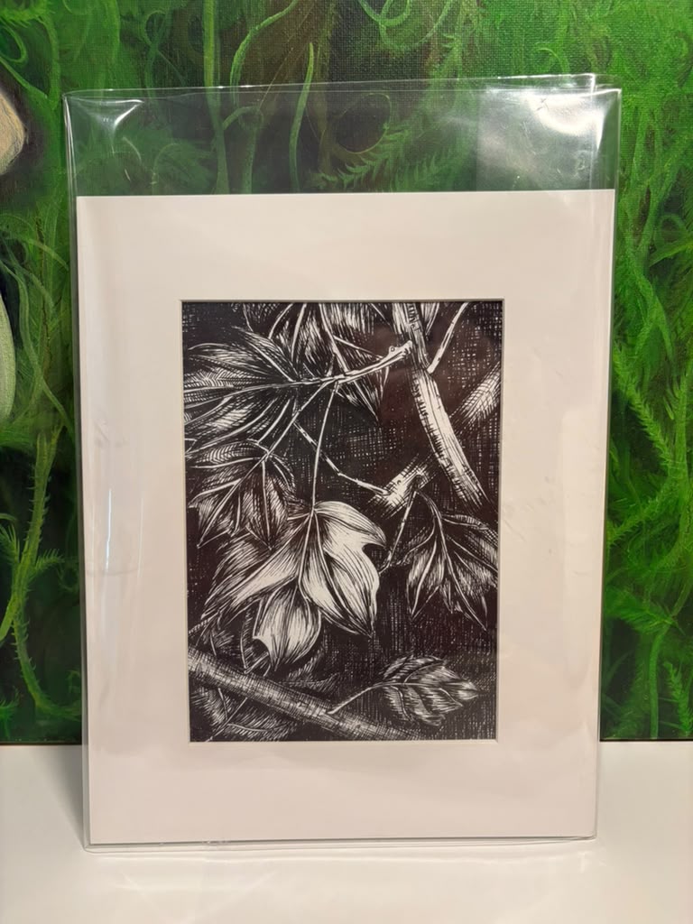 Fall Leaves Art Print 5x7