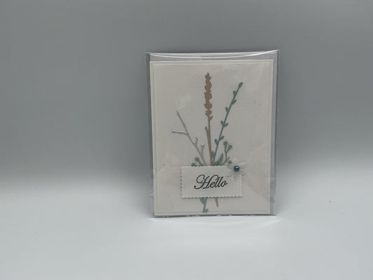Hello blank card