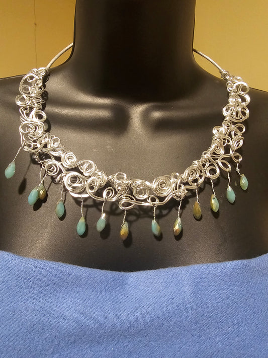 Silver Color Choker 4