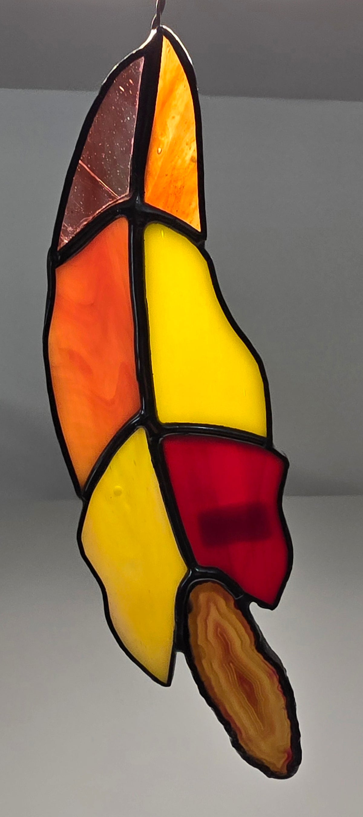 (JAG0049) Agate Feathers