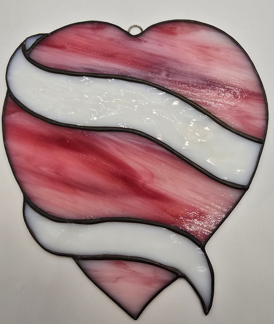 JAG0091 Pink Heart w Banner
