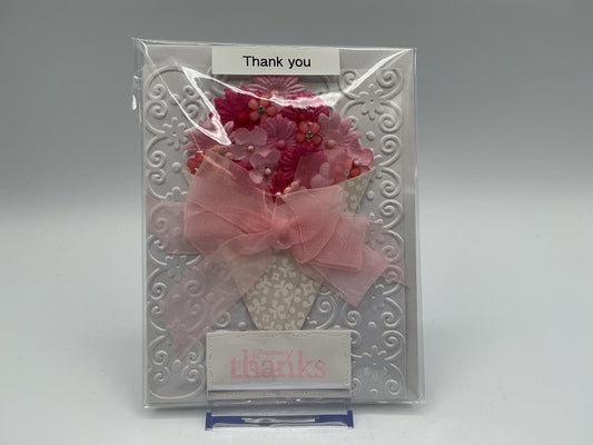 Bouquet original blank card