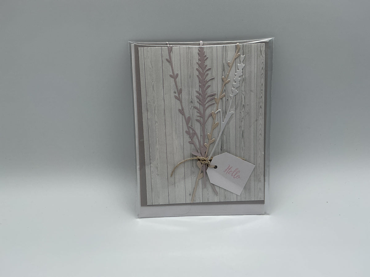 Reeds blank card