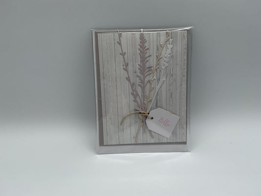 Reeds blank card