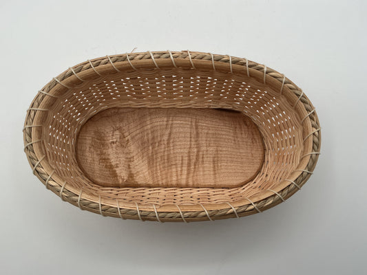 7.25" Oval Reed Basket (B839)