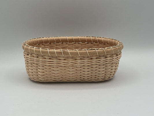 7.25" Oval Reed Basket (B839)