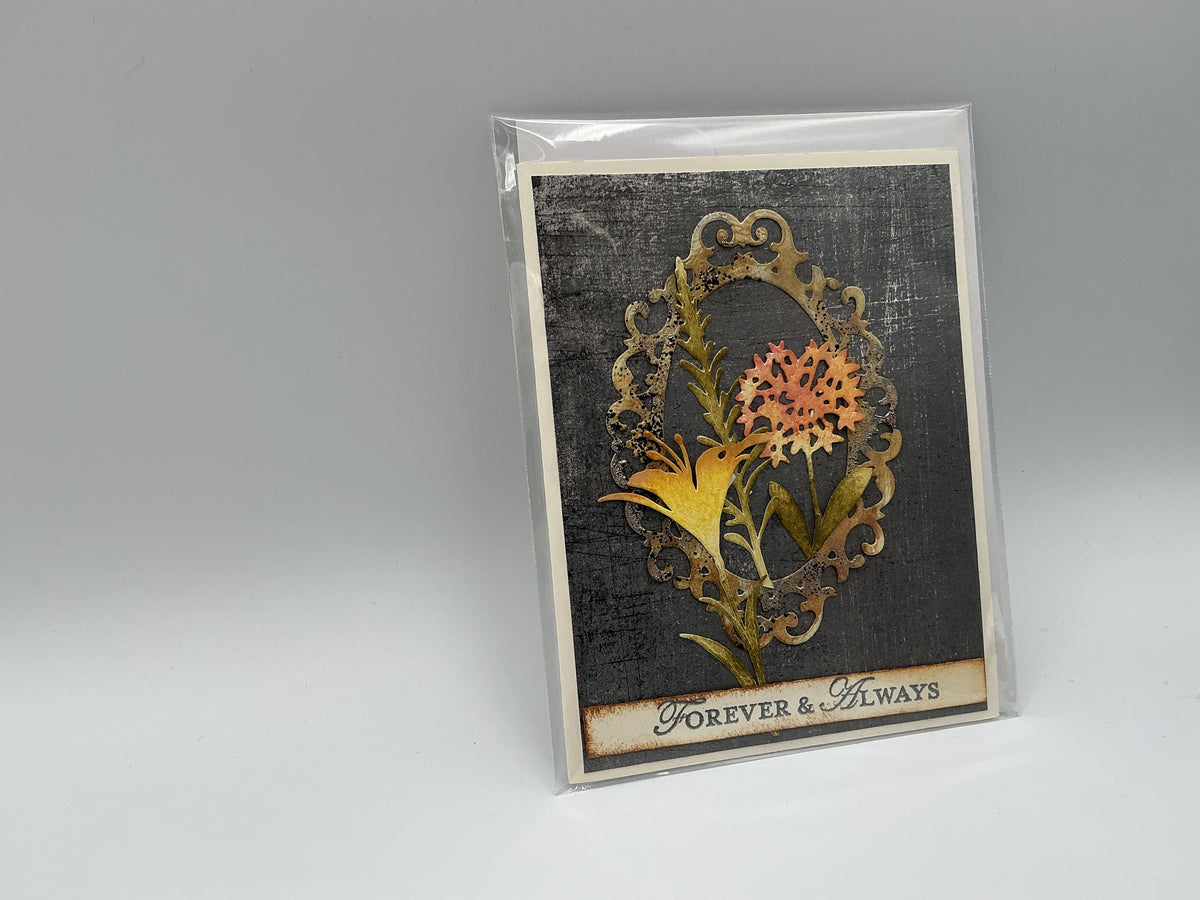 Vintage f&a blank card