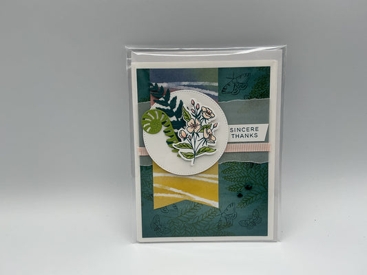 3d sincere blank card