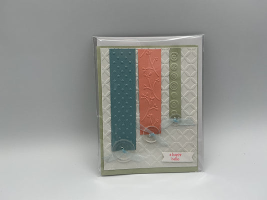 Button blank card