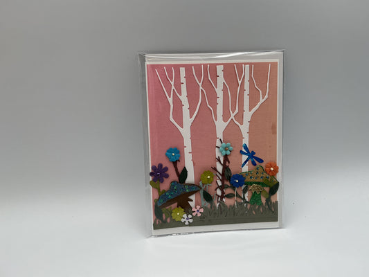 Shooms pink blank card
