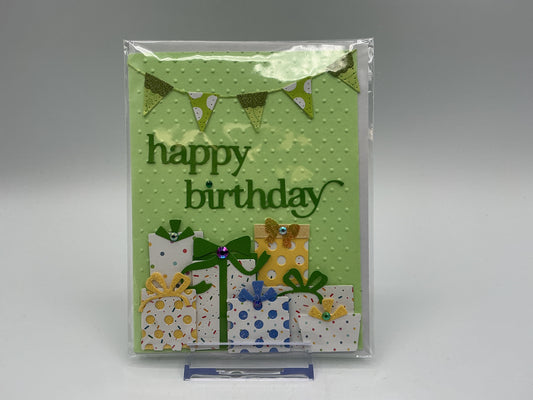 Presents original blank card