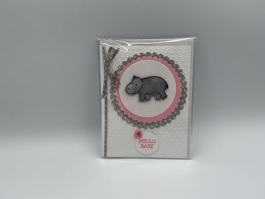 Hippo blank card
