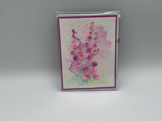 Holly blank card