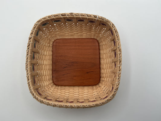 6" Square Reed Cocktail Napkin Holder (B799)