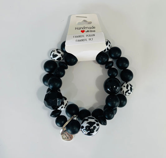 Small Black Matching Set