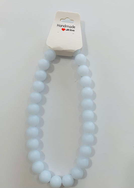 Medium White Glow Necklace