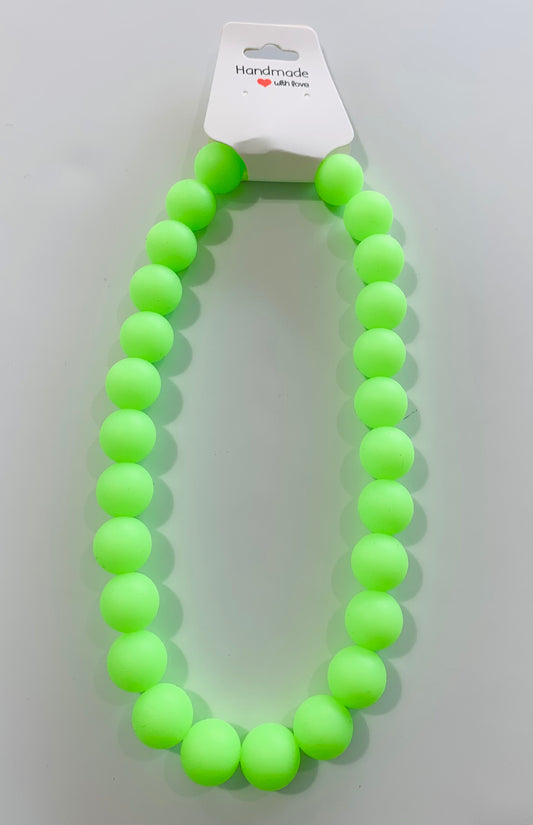 Medium Green  Glow Necklace
