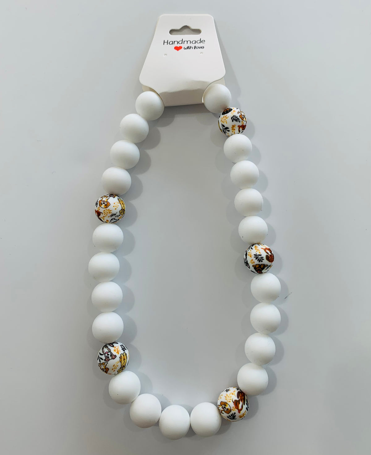 Medium Dog Bead Necklace