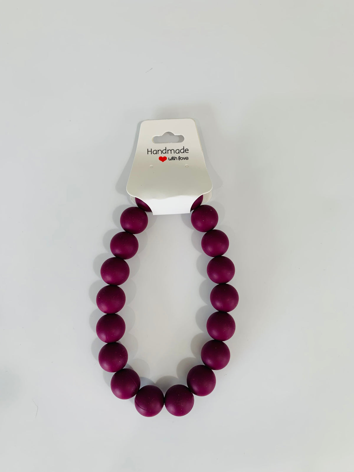 Small Burgundy Color Necklace