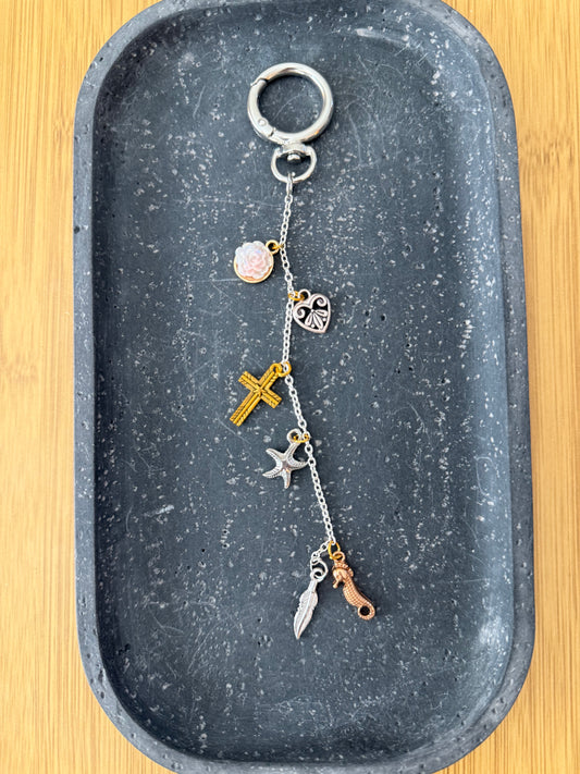 10 Gold and Silver Bag Charm