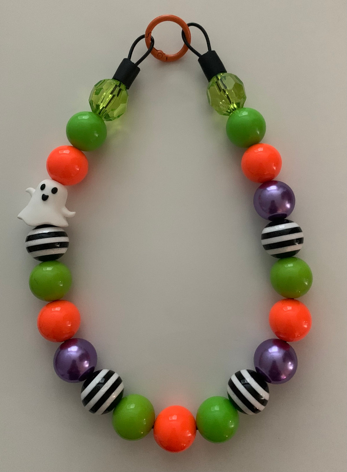 Green,Orange,Purple The Beaded Paw Necklace Collar