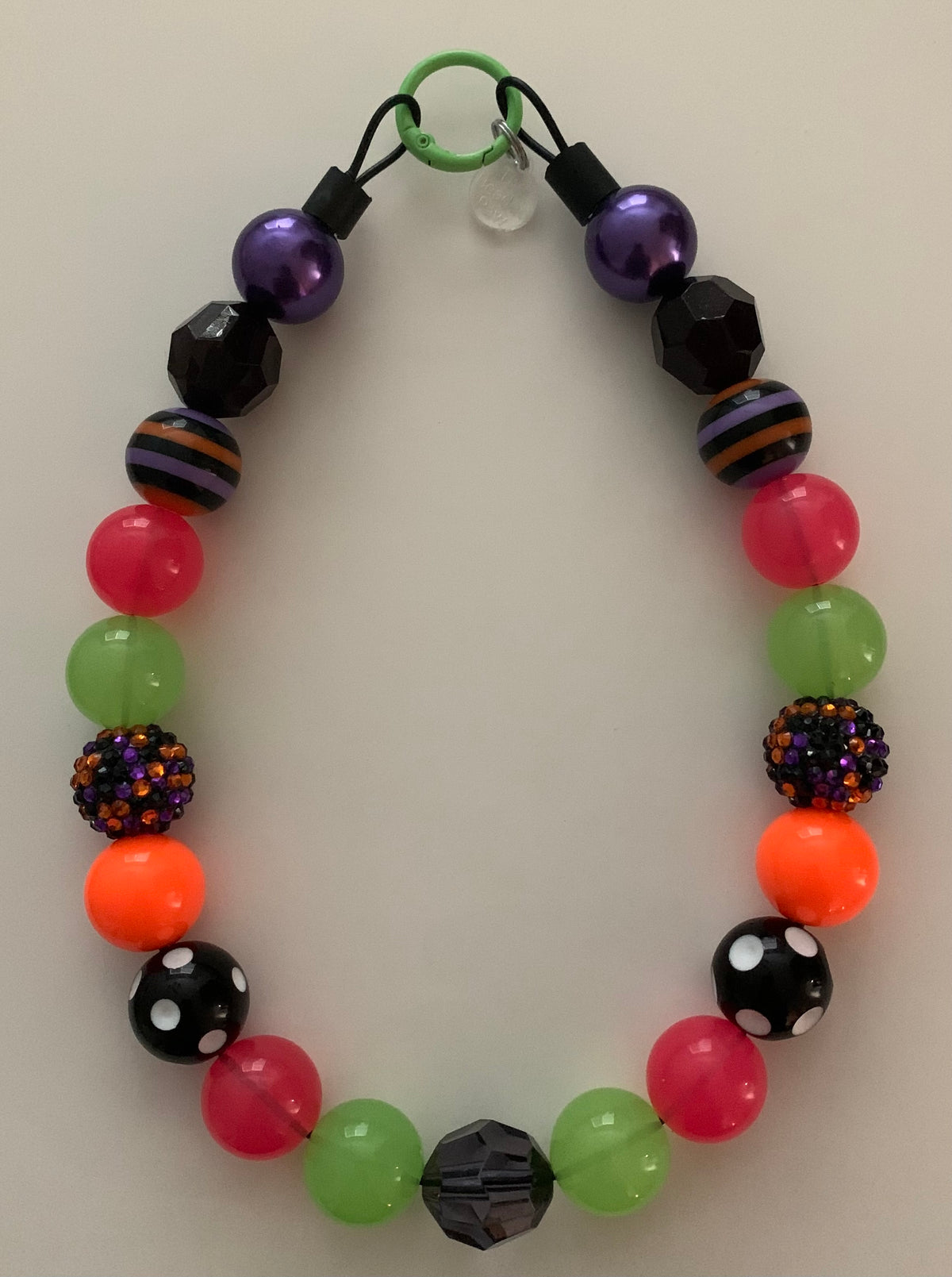 Purple,Black,Pink,Green The Beaded Paw Necklace Collar