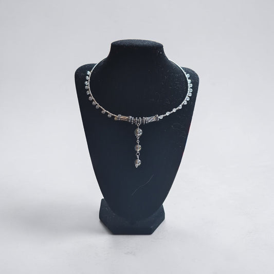 Silver color Choker 3