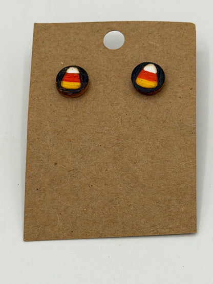 Candy Corn Stud Earrings