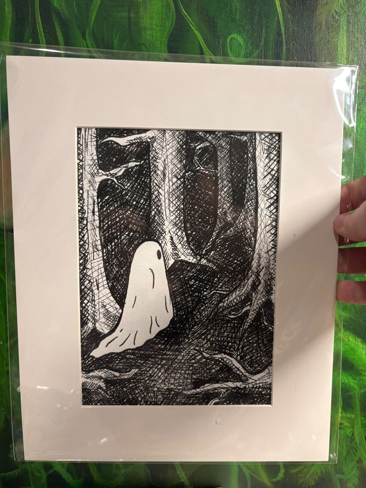Lonely Ghost Art Print 5x7
