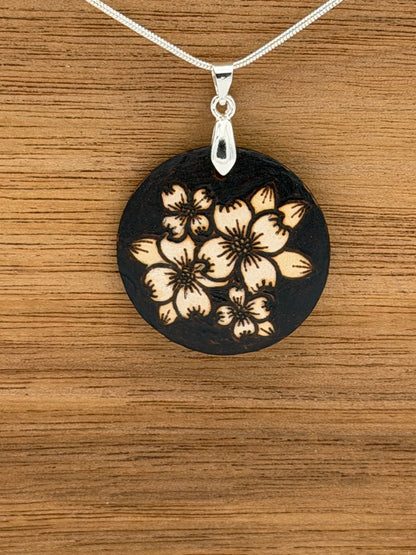 Dog Wood Flower Necklace
