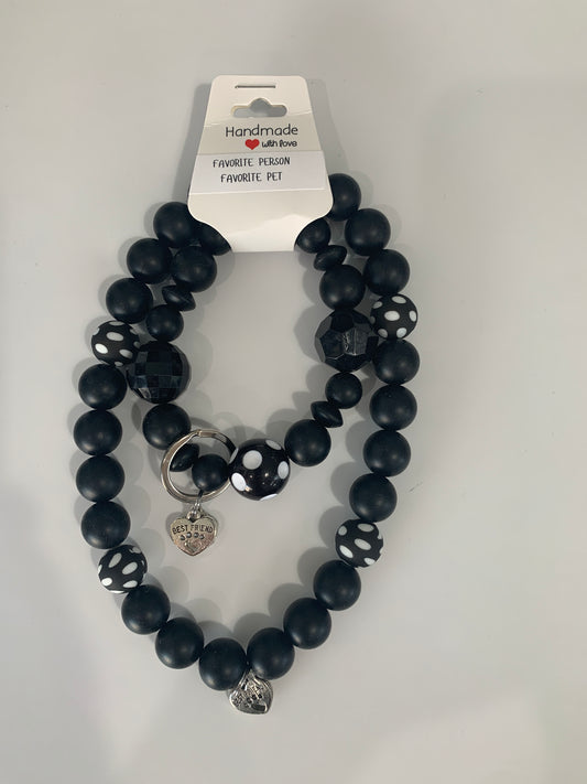 Medium Black Bead Matching Set